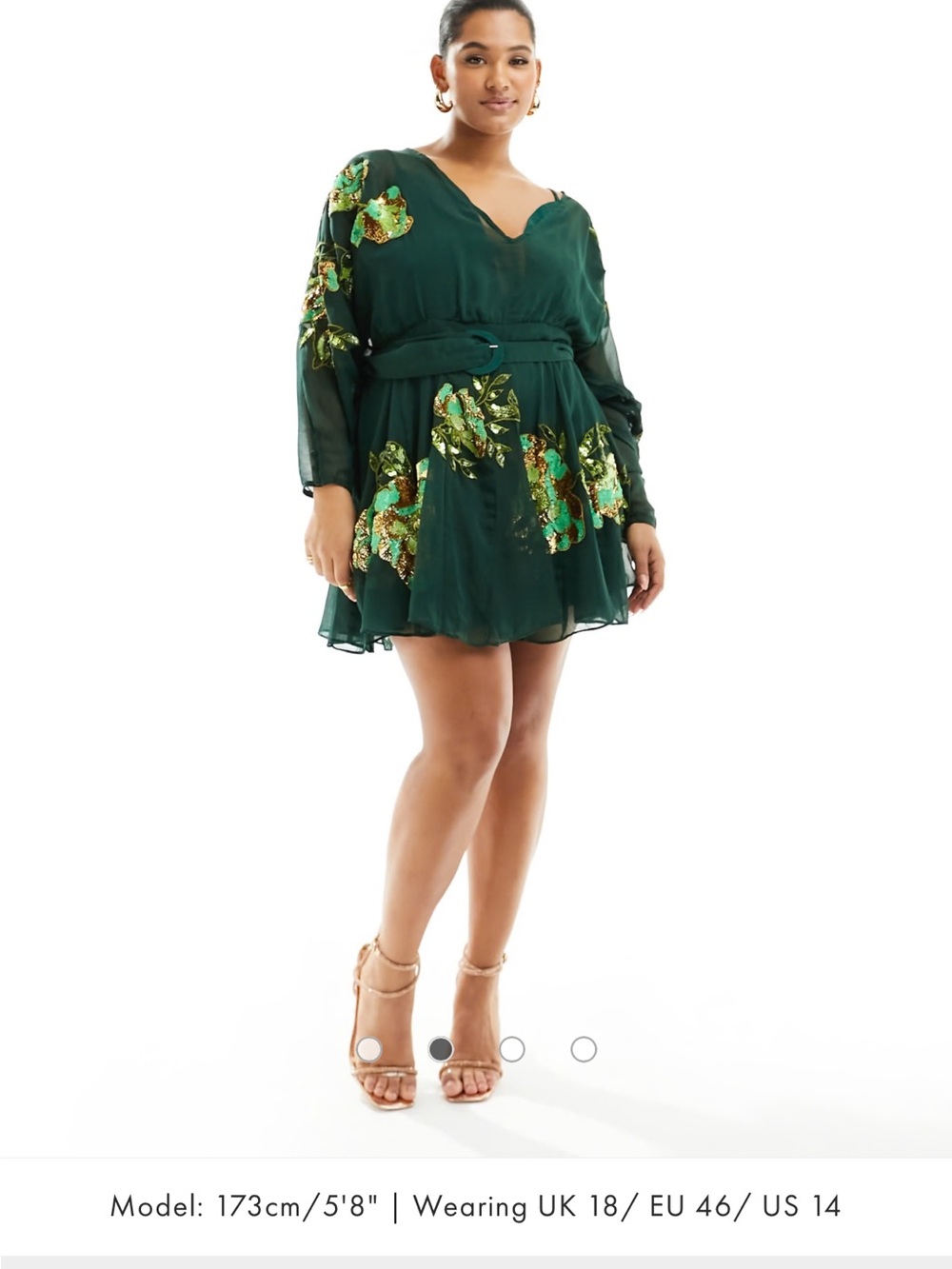 NWT ASOS DESIGN CURVE MINI DRESS